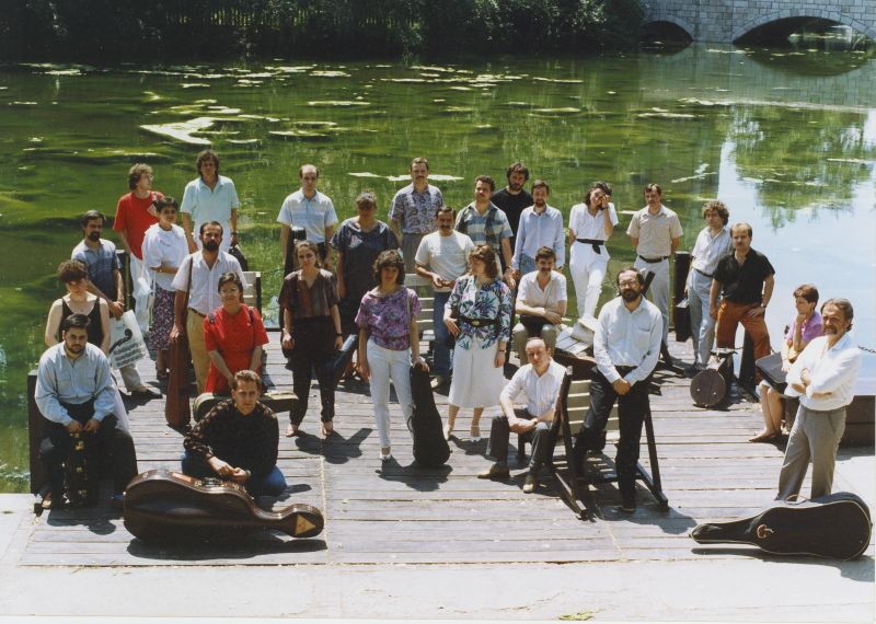 10 éves a Soros Alapítvány. Az East-East program keretében szervezett koncert a 10 éves évfordulóra. A képen a Camerata Transsylvanica együttes.  (1994)