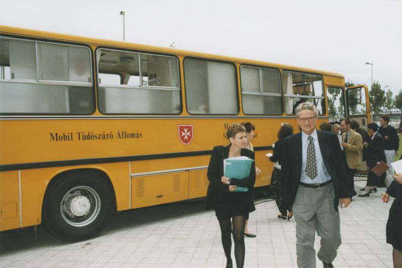Egészségnap. Mobil tüdőszűrő állomás.