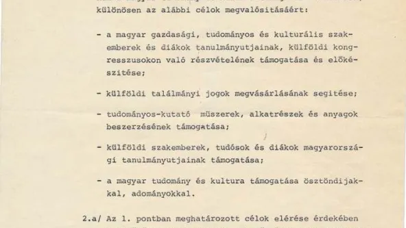 Thumbnail az MTA-Soros Alapítvány Bizottságot létrehozó együttműködési megállapodás irata