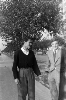 Soros Pál és György, 1940-es évek második fele.